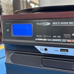 マルチオーディオプレーヤー  レコード・CD・カセット・ラジオ対応の画像