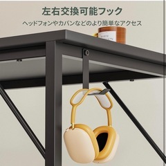 新品 デスク 机 pcデスク 幅80*奥行40*高74cm パソコンデスク ゲーミングデスク 勉強机 桌子 テーブル 作業机 コンパクト 収納袋付き 頑丈 安定 組立簡単 一人暮らしの画像