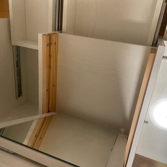 鏡付きテーブル ドレッサーの画像