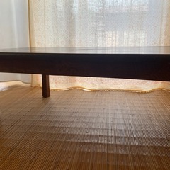 レトロ折りたたみローテーブルの画像