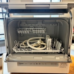 【美品】 【設置台付】NP-TSK1-W 食洗機 2024年購入の画像