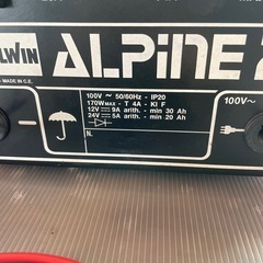 TELWIN ALPINE 20 携帯充電器　の画像