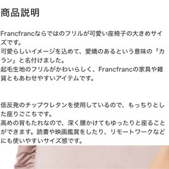 Francfranc 1人掛け椅子の画像