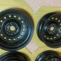 美品軽量★ダイハツ純正スチールホイール14インチ★4本セットの画像