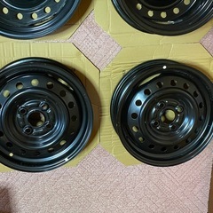 美品軽量★ダイハツ純正スチールホイール14インチ★4本セットの画像