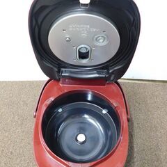 【JM818】TOSHIBA 東芝 真空IHジャー炊飯器（5.5合炊き）5㎜ 厚さ鍛造かまど銅釜 真空一気ひたし ディープレッド RC-10VRM-RS 真空IH炊飯ジャーの画像