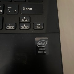 VAIO ノートパソコン　ジャンク品　ELECOMキーボード付きの画像