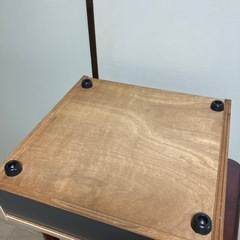 木製 収納ケース 中仕切り付きの画像
