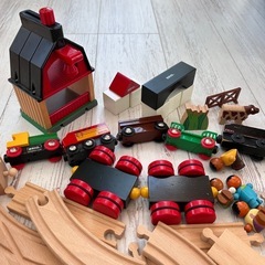 BRIO (ブリオ)木製レールとトレインと積木の画像