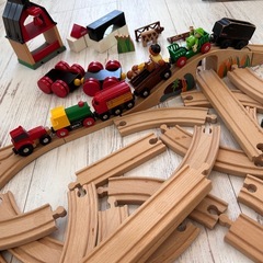 BRIO (ブリオ)木製レールとトレインと積木の画像