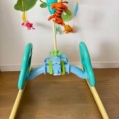 【美品】くまのプーさん えらべる回転6WAY ジムにへんしんメリー電池付きの画像
