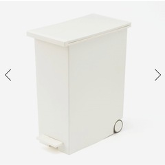 KEYUCA 両開きダストボックス L（27L）ホワイト ゴミ箱 の画像