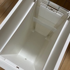 KEYUCA 両開きダストボックス L（27L）ホワイト ゴミ箱 の画像