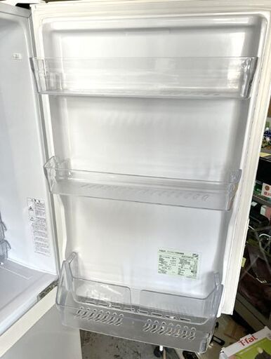 275L 2016年製 2ドア冷蔵庫 AQUA アクア AQR-D28F ホワイト 270Lクラス ☆ 札幌市 白石店