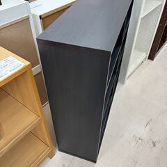 *お値段見直しました*リユースのサカイ栃木店★ジモティ割あり★  本棚 ブラック W90×D29×H92 クリーニング済み TC10942の画像