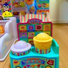美品 アンパンマン のっけてポン！光ってオーダー★アイスちょうだい!!DXセット 手渡し可 足立区周辺の画像