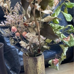 無料⭐️雰囲気のある花瓶　花器　2つ　chic stylish pottery flower vase set of two FREEの画像