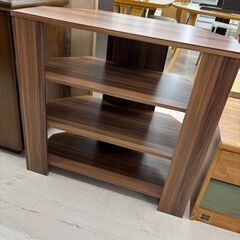 リユースのサカイ栃木店★ジモティ割あり★  ラック ブラウン W80.2×D40.2×H75.5 クリーニング済み TC10944の画像