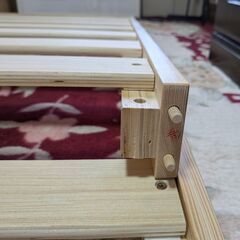 木製ベッド　シングル　未使用の画像
