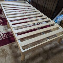 木製ベッド　シングル　未使用の画像