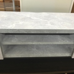 ジャングルジャングル貝塚店　大理石風TV台　TV台　お洒落　状態良い　貝塚市　二色浜　リサイクルショップの画像