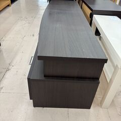 リユースのサカイ栃木店★ジモティ割あり★  TV台 ダークブラウン W150×D48×H47 クリーニング済み TC10947の画像