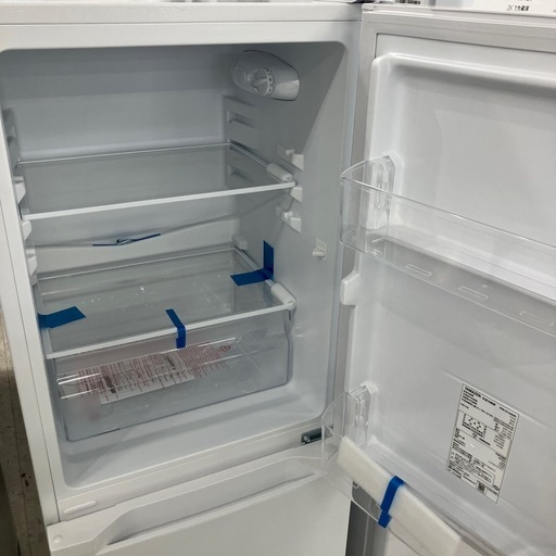 安心の1年間保証付き！YAMAZEN 2ドア冷蔵庫　YFR-D120 直冷式　117L アウトレット品　未使用　【トレファク堺福田店】