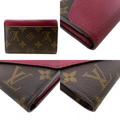 ルイヴィトン LOUIS VUITTON 三つ折り財布 モノグラム ポルトフォイユマリールー コンパクト M60494 ブラウンの画像
