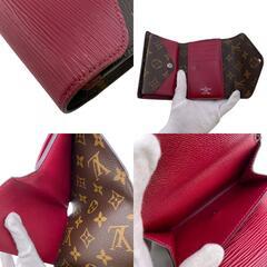ルイヴィトン LOUIS VUITTON 三つ折り財布 モノグラム ポルトフォイユマリールー コンパクト M60494 ブラウンの画像