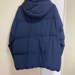 GU 中綿ジャンパー　ネイビー　メンズ　XLの画像
