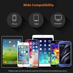 [Apple MFi認証] 128G Lightning to USB3.0 フラッシュドライブ メモリースティックの画像