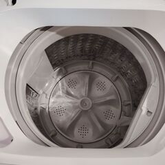 ツインバード TWINBIRD 全自動電気洗濯機 5.5kg ホワイト KWM-EC55Wの画像