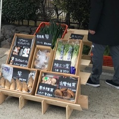 無料　マルシェ　商品陳列スタンドの画像
