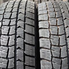 工賃込み　２０２４年製ダンロップ製冬タイヤ　１７５／６５Ｒ１５　４本セットの画像
