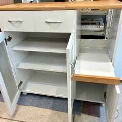 キッチンカウンター レンジ台 キッチン収納 中古 家具 買取 サージュ 不二貿易 の画像
