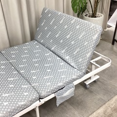 KJ-8【新入荷　リサイクル品】EMOOR メホール　折りたたみベッド　シングルサイズの画像