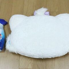 Disney（ディズニー）マリー　ネコ　クッション　横37㎝×縦27㎝　SEGA　2004年　アミューズメント専用景品　中古品の画像