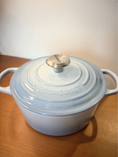 ☆美品☆LE CREUSET コースタルブルー 18cm ルクルーゼ