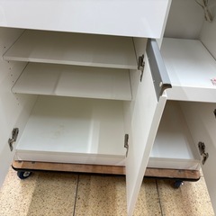 《リユースマン倉敷》ニトリ キッチンボード ホワイト 食器棚の画像