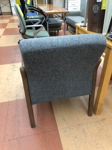 ★限定SALE20%OFF★《尼崎市/リサイクルショップドリーム次屋店》1P木肘ソファ　大川家具　☆尼崎市若王寺☆