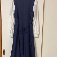 ⭐️新品未着用⭐️結婚式用ドレス（ピンクゴールドリング付） の画像
