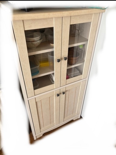 ニトリ　キャビネット　食器棚