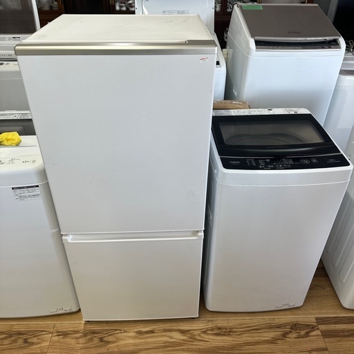 自社配送設置無料　アクア　高年式洗濯機冷蔵庫家電セット　一人暮らし