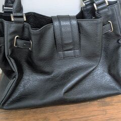 【美品】MARY QUANT(マリークワント) トートバッグ 本革 シボ革 レディースの画像