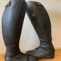 Sergio Grasso 乗馬用レザーブーツの画像