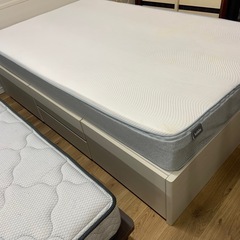 セミダブルベット　収納付きの画像
