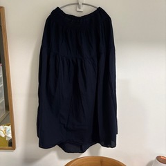 無印　半袖ロングシャツとスカートの画像