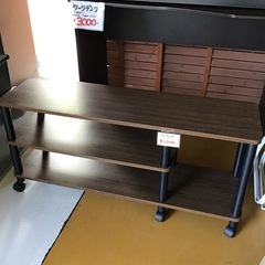 フリーラック　キャスター付き　収納家具　中古品の画像