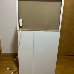 米びつ付きレンジ台の画像