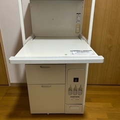 米びつ付きレンジ台の画像